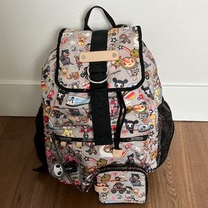 Tokidoki for LeSportsac Backpack, Wallet and Keychain